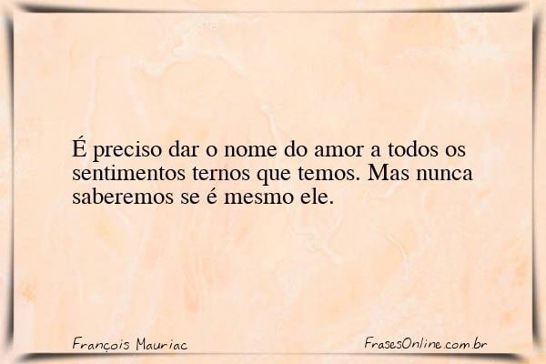 Frase de François Mauriac