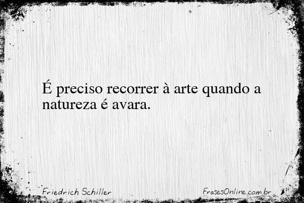 Frase de Friedrich Schiller