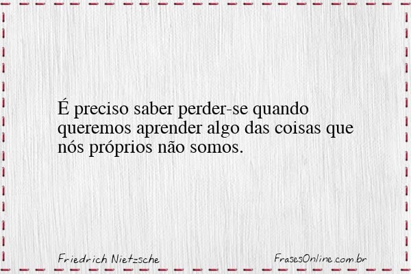 Frase de Friedrich Nietzsche