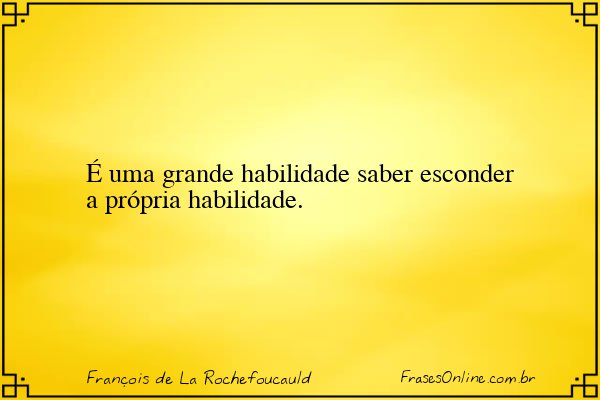 Frase de François de La Rochefoucauld