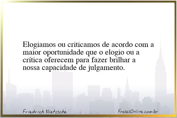 Frase de Friedrich Nietzsche