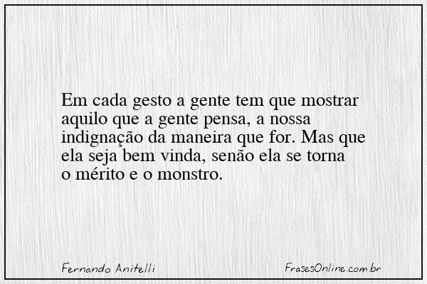 Frase de Fernando Anitelli