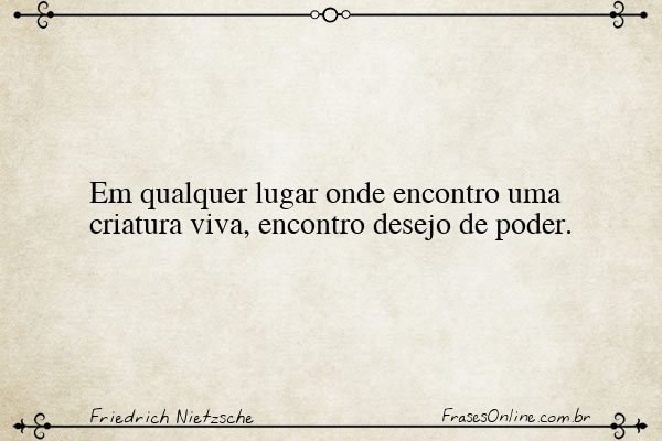 Frase de Friedrich Nietzsche