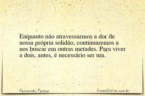 Frase de Fernando Pessoa