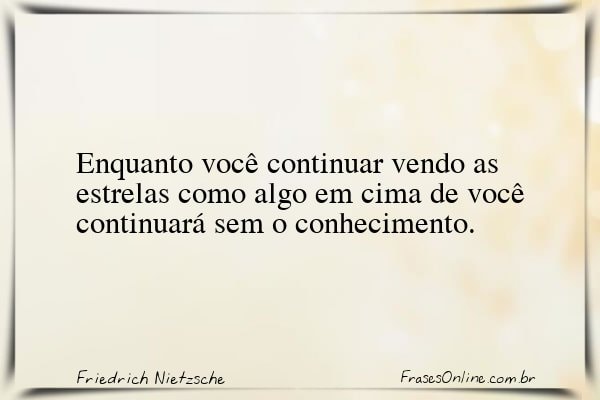 Frase de Friedrich Nietzsche