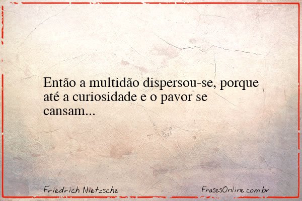Frase de Friedrich Nietzsche