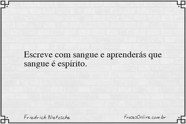 Frase de Friedrich Nietzsche
