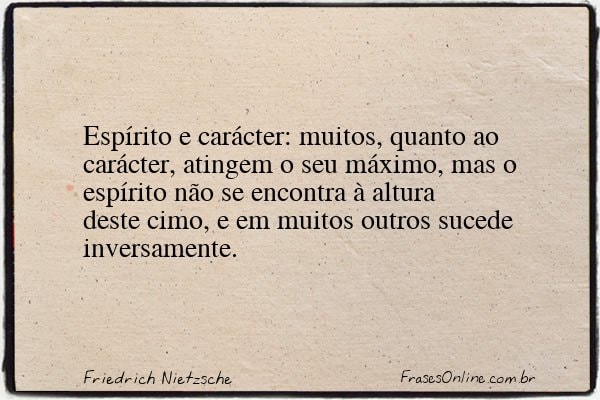 Frase de Friedrich Nietzsche