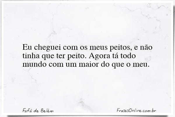 Frase de Fafá de Belém