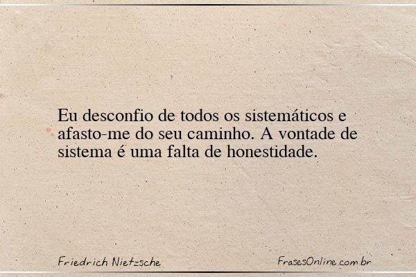Frase de Friedrich Nietzsche