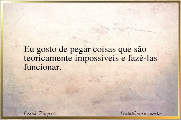 Frase de Frank Zappa
