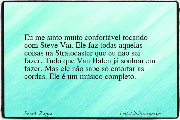 Frase de Frank Zappa
