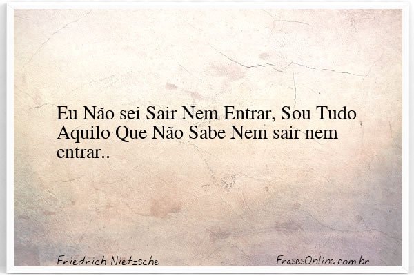 Frase de Friedrich Nietzsche