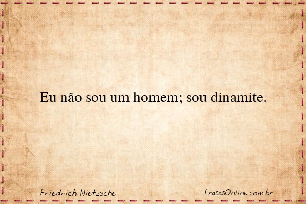 Frase de Friedrich Nietzsche