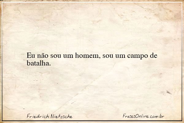 Frase de Friedrich Nietzsche