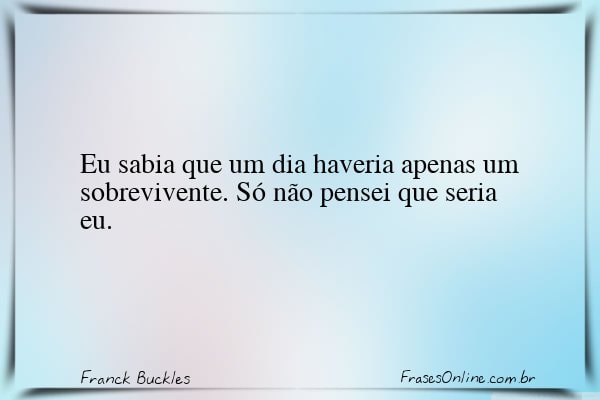 Frase de Franck Buckles