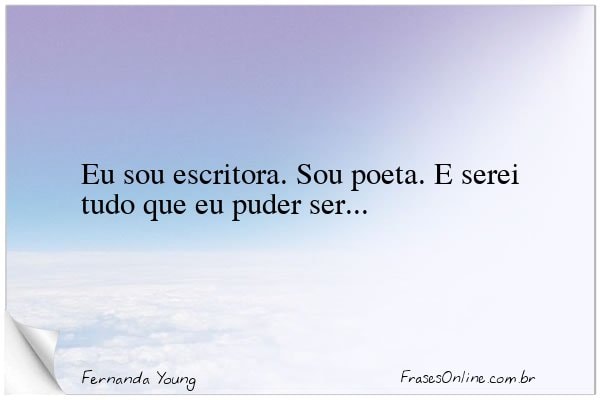 Frase de Fernanda Young