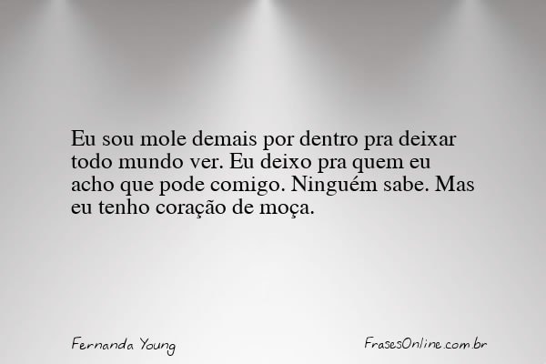 Frase de Fernanda Young