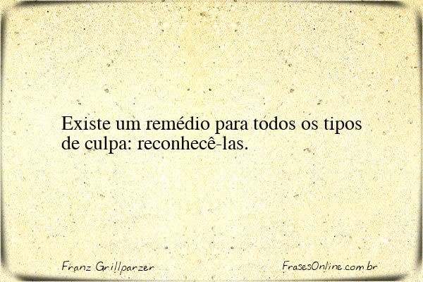 Frase de Franz Grillparzer