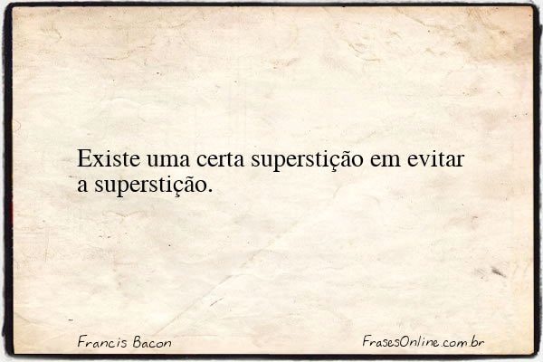 Frase de Francis Bacon