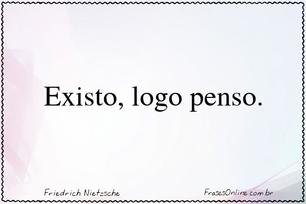 Frase de Friedrich Nietzsche