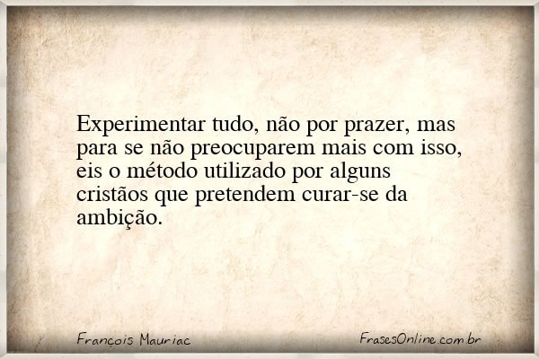 Frase de François Mauriac