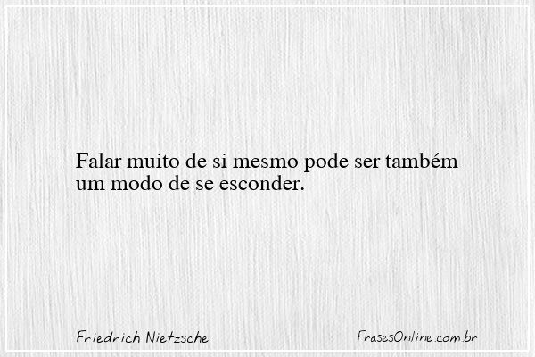 Frase de Friedrich Nietzsche