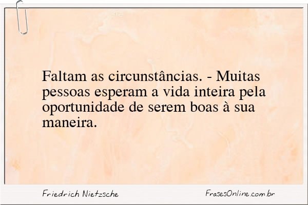 Frase de Friedrich Nietzsche