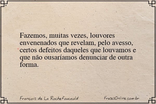 Frase de François de La Rochefoucauld