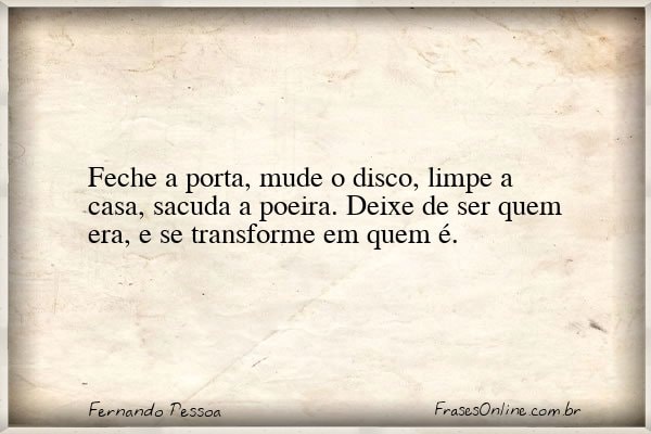 Frase de Fernando Pessoa