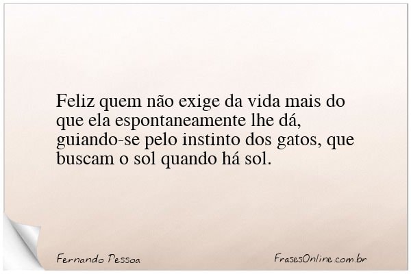 Frase de Fernando Pessoa