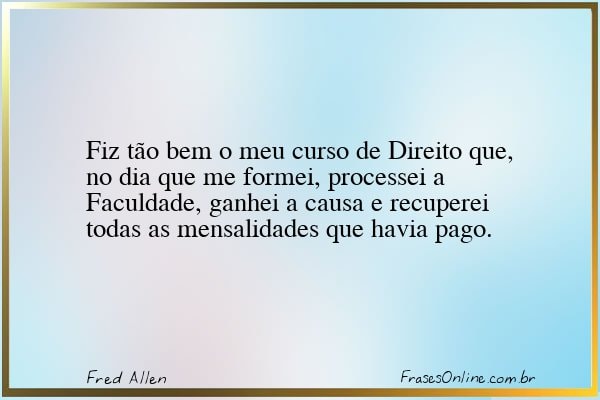 Frase de Fred Allen
