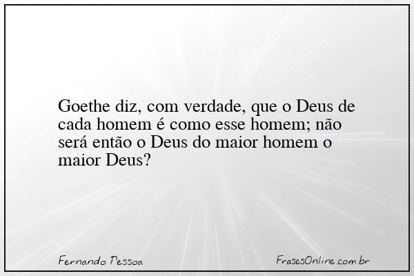 Frase de Fernando Pessoa
