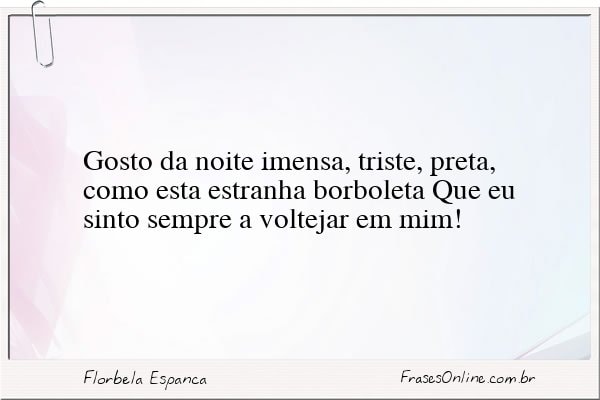 Frase de Florbela Espanca