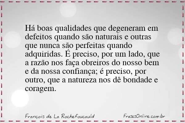 Frase de François de La Rochefoucauld