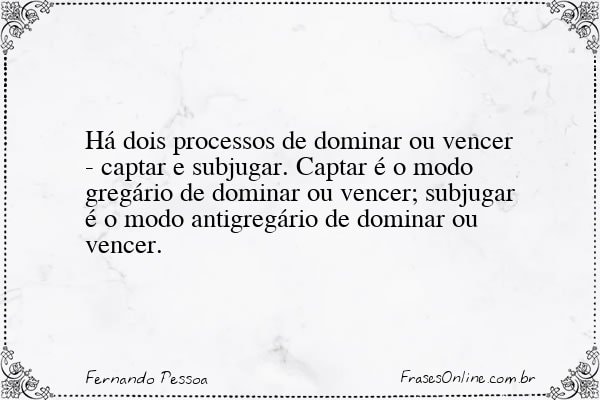 Frase de Fernando Pessoa