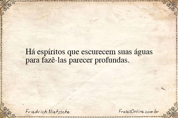 Frase de Friedrich Nietzsche