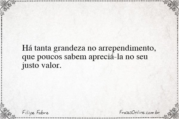 Frase de Filipe Fabre