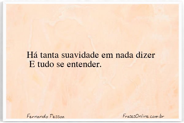 Frase de Fernando Pessoa