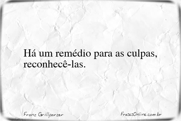 Frase de Franz Grillparzer