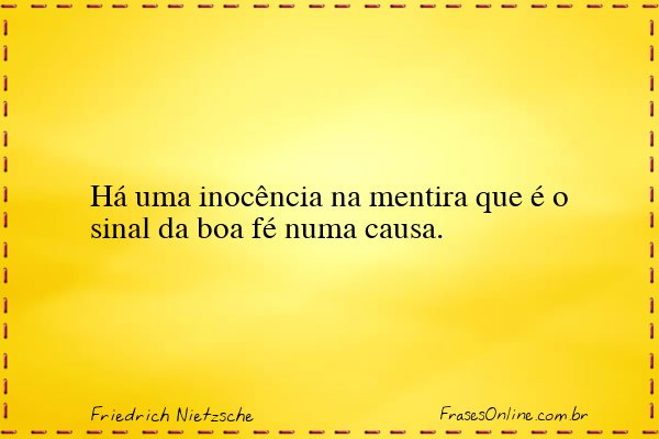Frase de Friedrich Nietzsche