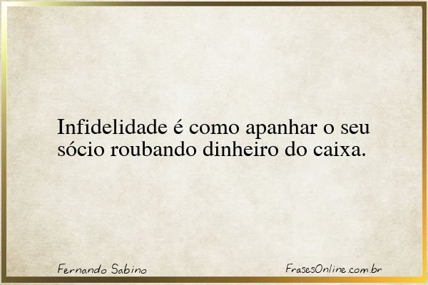 Frase de Fernando Sabino