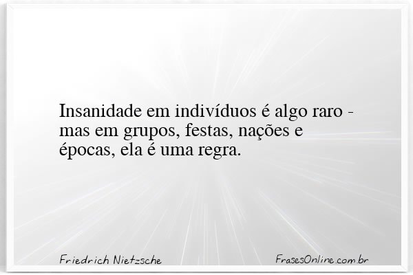 Frase de Friedrich Nietzsche