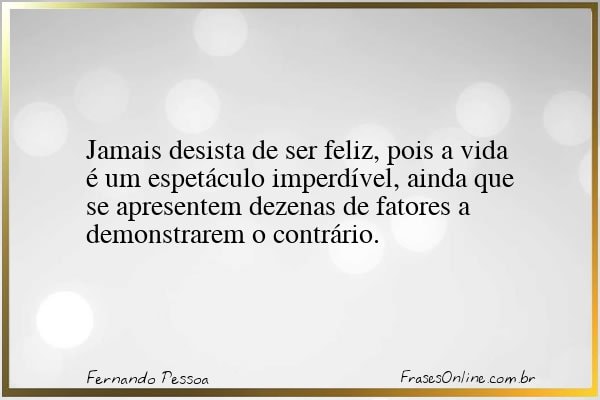 Frase de Fernando Pessoa