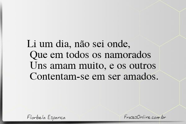 Frase de Florbela Espanca