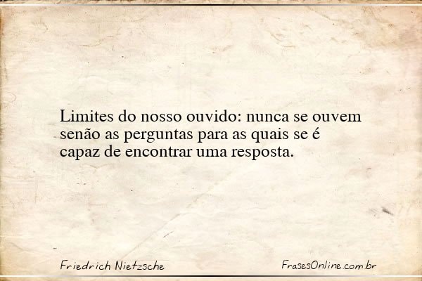 Frase de Friedrich Nietzsche