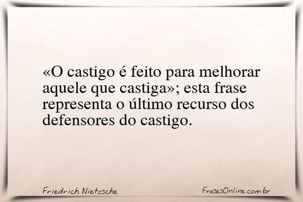 Frase de Friedrich Nietzsche