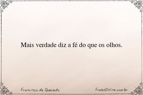 Frase de Francisco de Quevedo