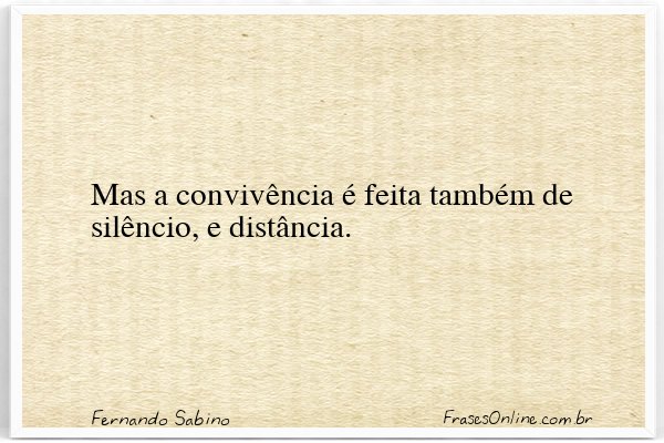 Frase de Fernando Sabino