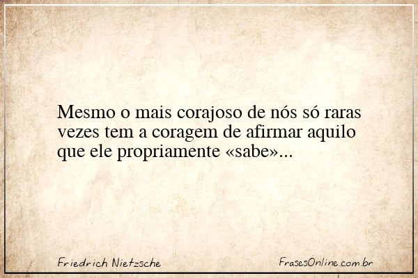 Frase de Friedrich Nietzsche